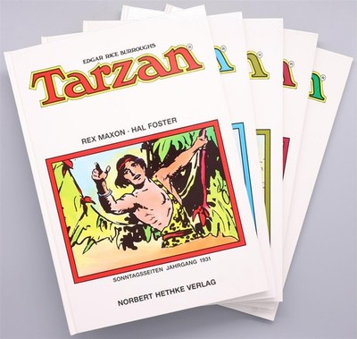 TARZAN Sonntagsseiten 1931-1979 HC Comic Album Hethke Dschungel Abenteuer Foster