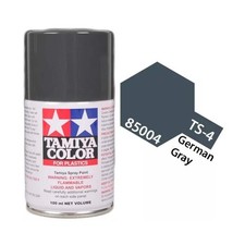 Tamiya TS-4 German Gray Lacquer Spray Paint, 100ml 85004 