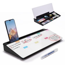 Whiteboard Weekly Dry-Erase-Board - Desktop White Board Calendar Desk Organiz...