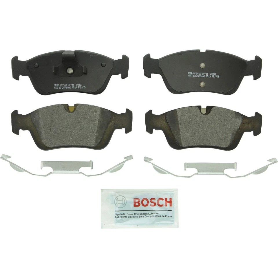 Pastillas de freno Bosch BP781 Bosch QuietCast para 01-07 BMW 323i 325Ci 325i 325xi Z3 Z4 Foto 2 de 4
