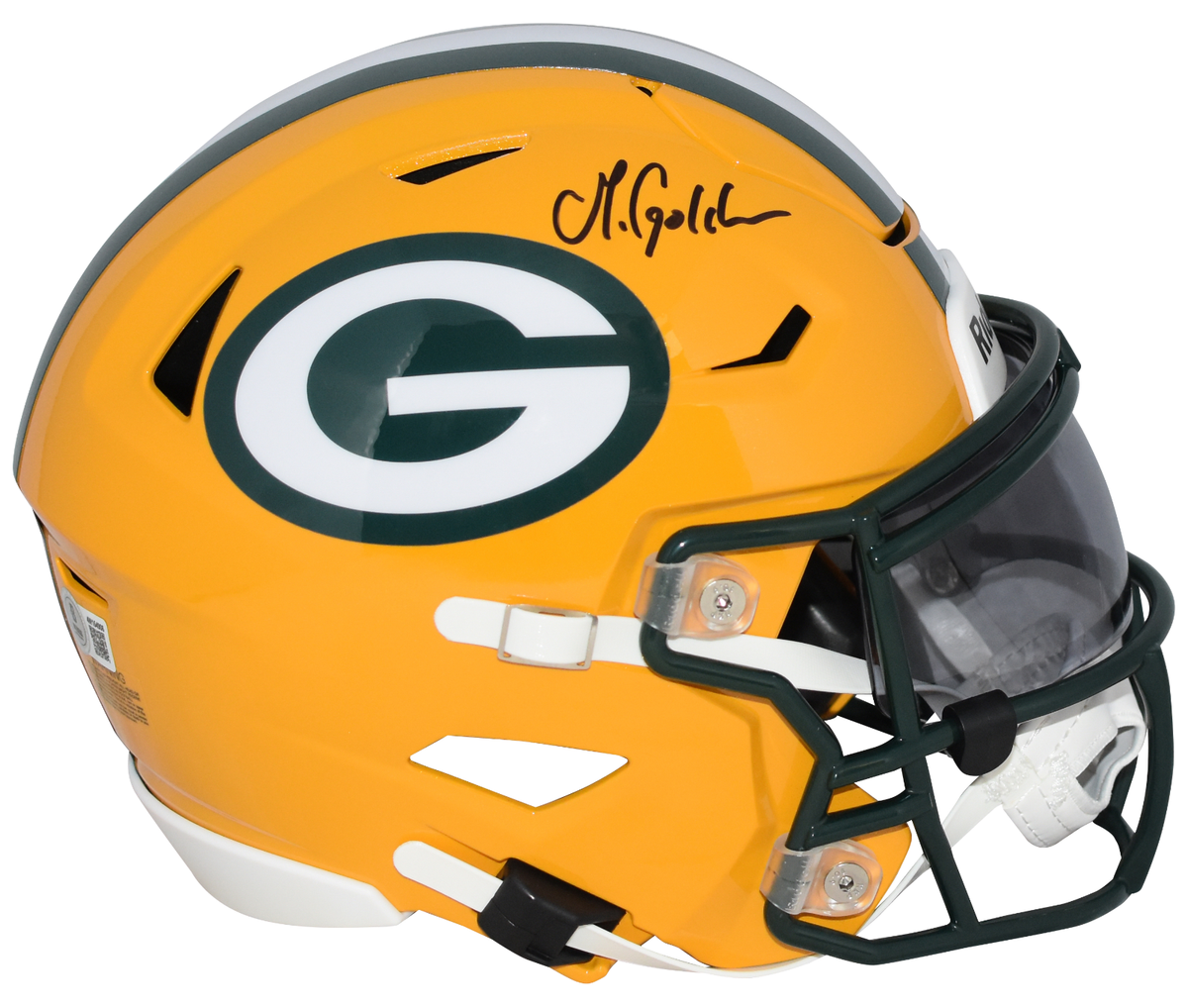 MATTHEW GOLDEN AUTOGRAPHED GREEN BAY PACKERS SPEEDFLEX MIDI HELMET