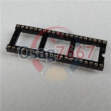 ONE DIP IC Sockets Adaptor Round hole 40pin Pitch 2.54mm NEW #rt