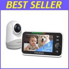 Remote Pan-Tilt-Zoom Baby Camera with Two-Way Talk