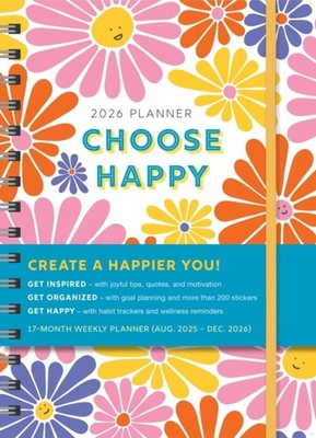 2026 Choose Happy Planner by Sourcebooks 9781464229596