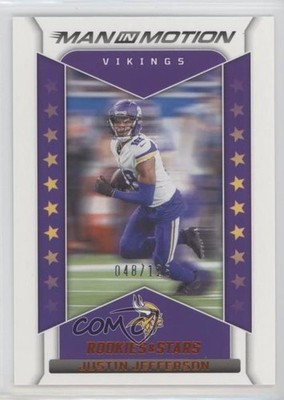2022 Panini Rookies & Stars Man in Motion Orange 48/125 Justin Jefferson 0o6m