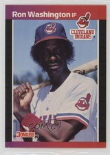 1989 Donruss Ron Washington (*Denotes on Back) #468 1f17