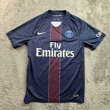 Nike PSG Paris Saint Germain S Men Soccer Jersey 2017/18 Home Blue Dri-Fit