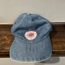 Powerpuff Girls Vintage Unisex 2000 Cartoon Network Logo Denim Strapback Hat