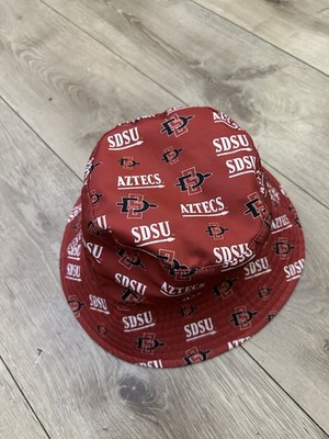 San Diego State University Aztecs Reversible Red Black Bucket Hat 2024 SDSU
