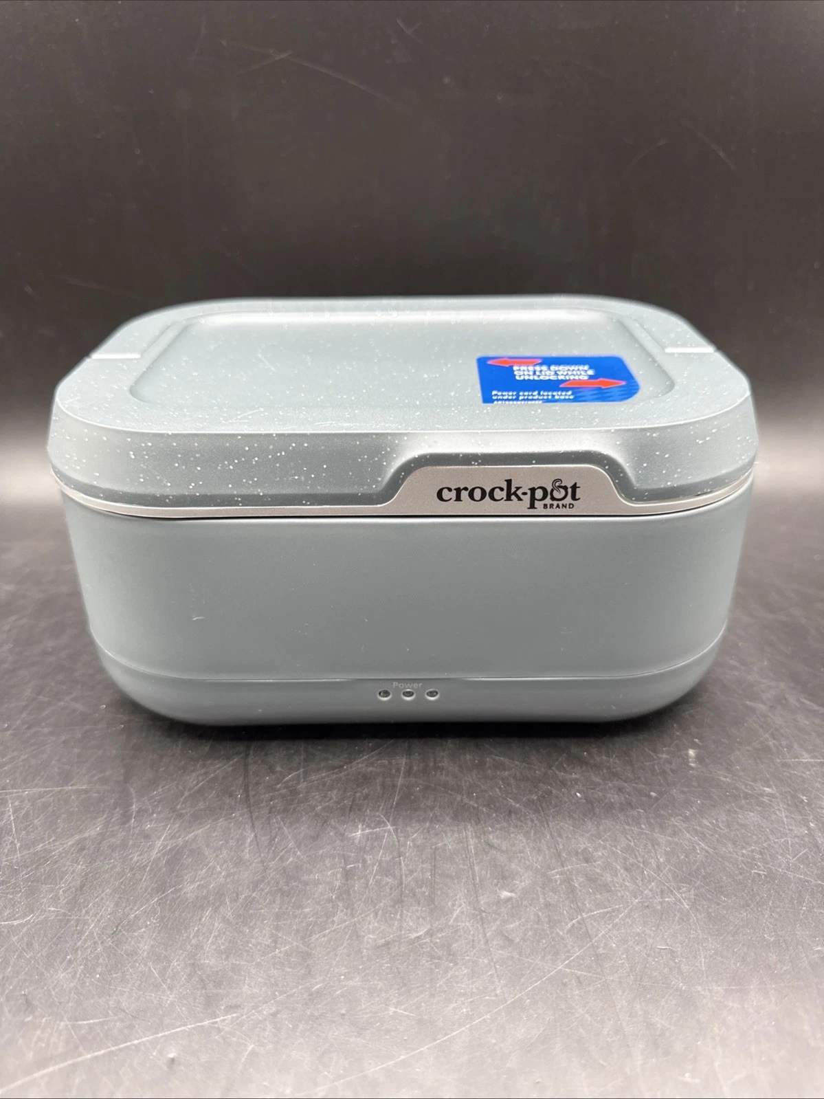 DAMAGED Crock-Pot 28-OZ Mini Heated Lunch Box Portable Food Warmer CPSCW31-B