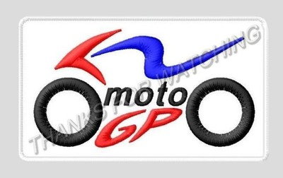 MOTO GP EMBROIDERED PATCH IRON/SEW ON 4-3/4'' x 2-3/4'' MV AGUSTA APRILIA KAWASAKI