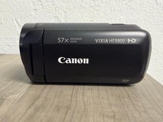 Canon VIXIA HF R800 Full HD Camcorder Black (Tested Working Sold As Is)