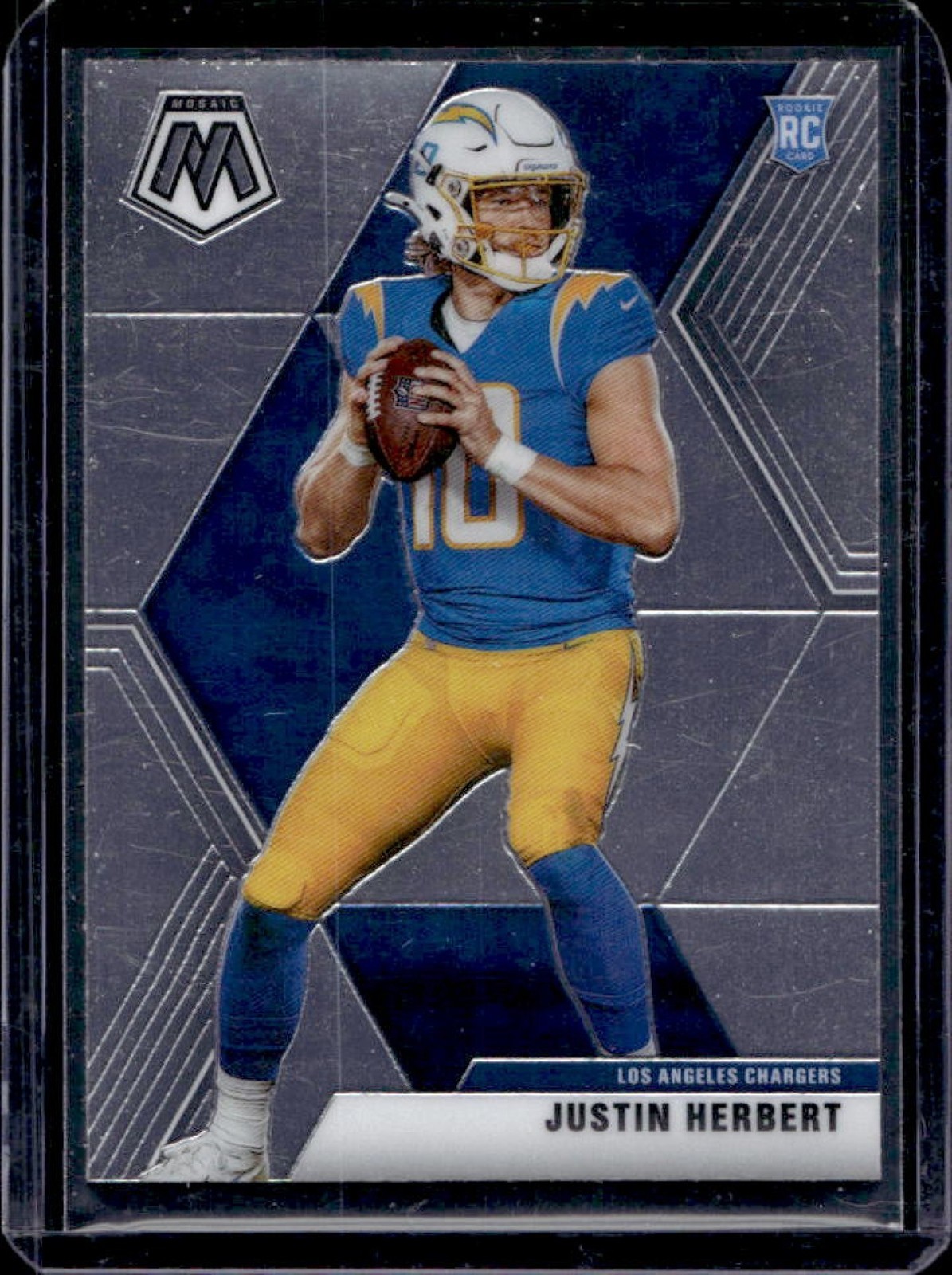 2020 Mosaic Justin Herbert RC Rookie #204 Chargers