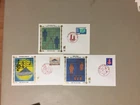 Three Japan SILK fdc