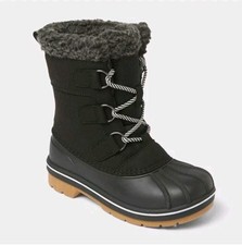 Kids' Kit Waterproof Winter Boots - Cat Jack Black 5 Y