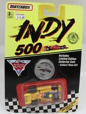 Matchbox 32600 HO Indy 500 Kraco #18 Car w/Jim Clark Coin