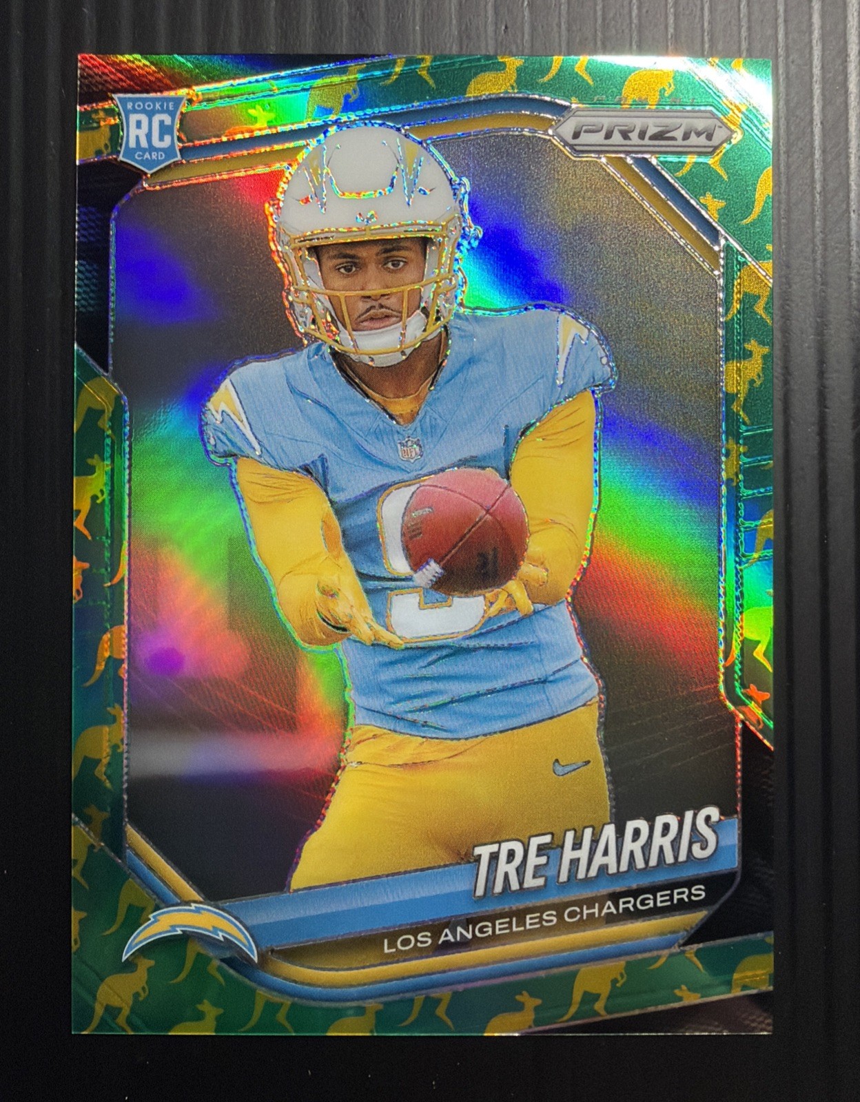 2025 Prizm International Tre Harris Kangaroo #371 RC /61 Chargers