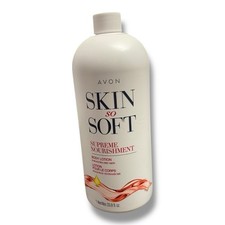 Avon Skin So Soft Supreme Nourishment Body Lotion, Bonus 33.8 fl.oz, New, Sealed