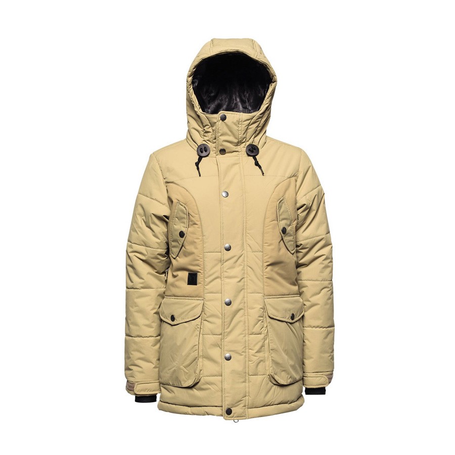 Куртка для сноуборда L1TA Tamaryn Parka женский маленький размер цвета хаки 24790₽