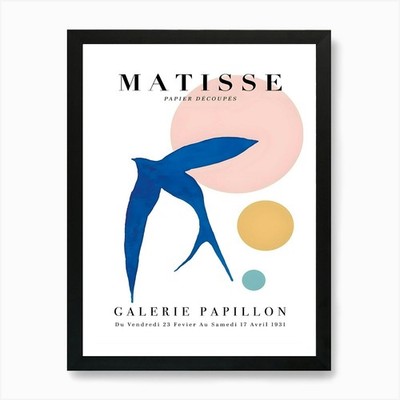 Matisse 5 Kunstdruck gerahmt Wandbild Poster Leinwanddruck Bild