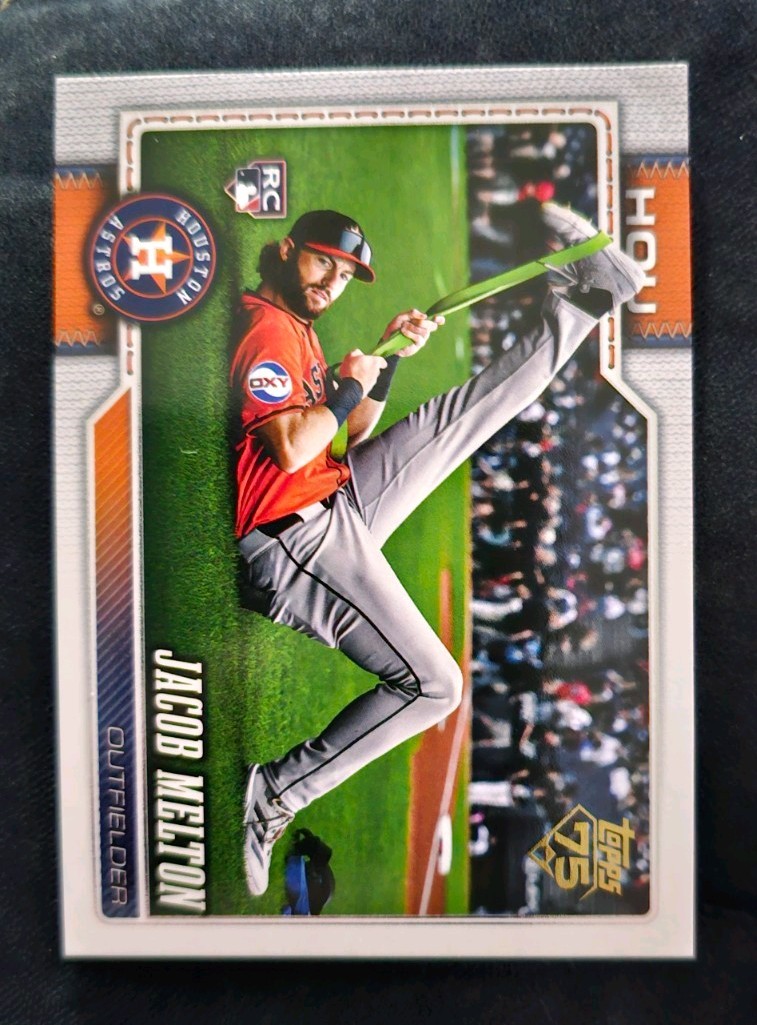 2026 Topps Series 1 Jacob Melton #148 RC Golden Mirror SSP Image Variation