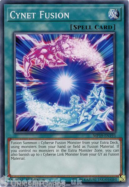 MP19-EN193 Cynet Fusion Common 1st Edition Mint YuGiOh Card