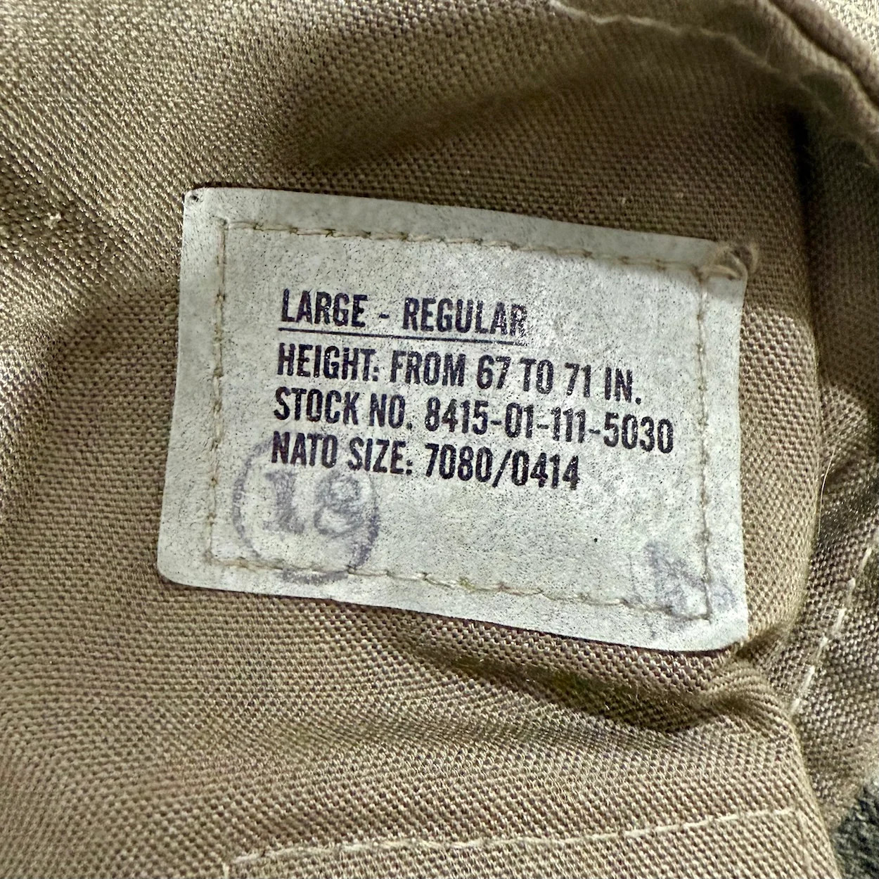 U.S. Military Combat Vehicle Crewmen Cold Weather Overalls -Nomex - Size Large