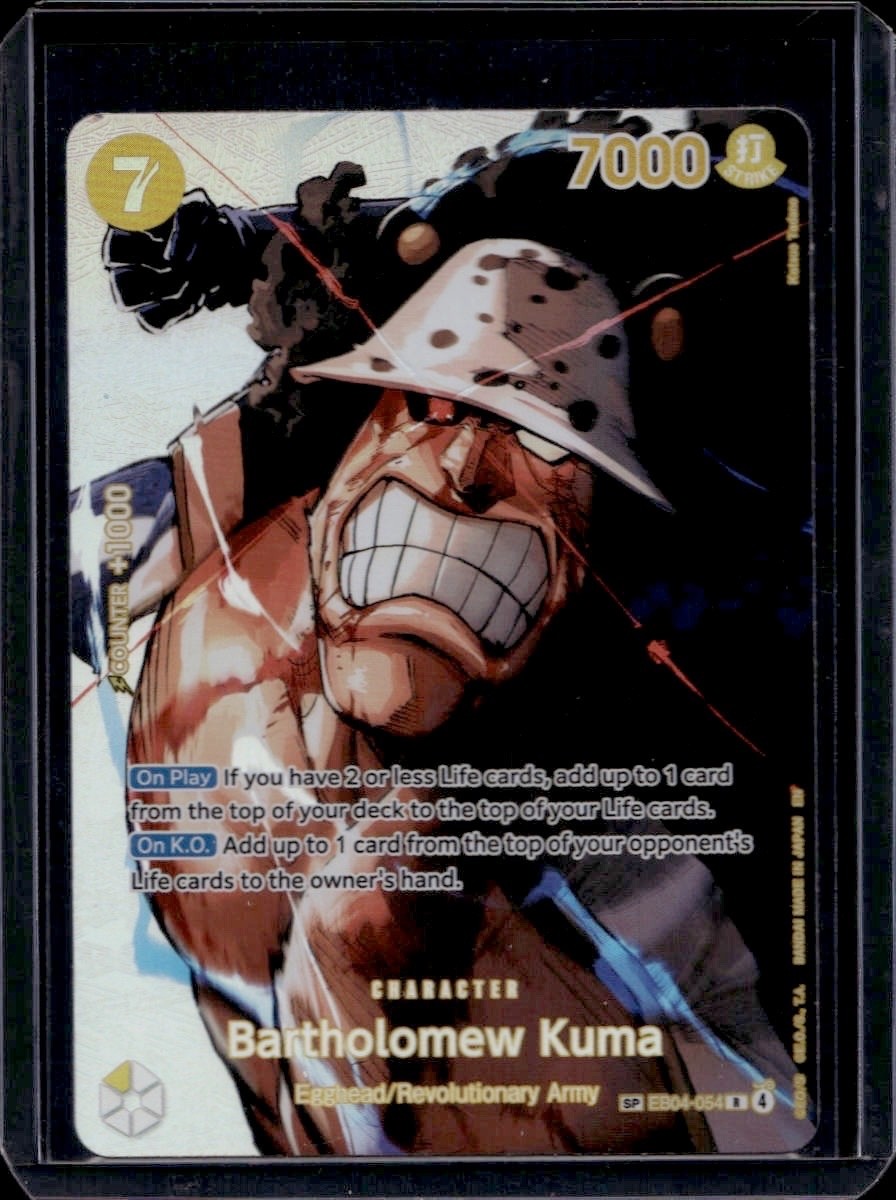 One Piece Bartholomew Kuma SP Art OP16 The Battle Of Time EB04-054 Fresh Pull