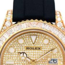 Rolex Yacht-Master 226668TBR 42mm 18K Yellow Gold Baguette Diamond Watch 5
