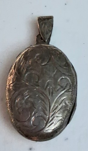 Unique Gold Lockets Sterling Silver Pendant Locket Unique Large Oval Huge Intricate ...