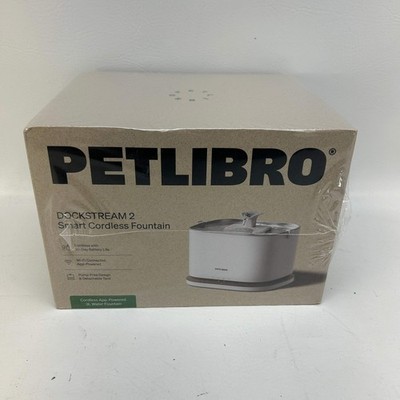 New Petlibro Dockstream 2 Smart Cordless Battery Operated Fountain 62-36116-01C