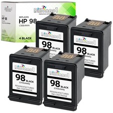 4PK For HP 98 For HP98 For HP C9364WN 98 Black Ink Cartridge