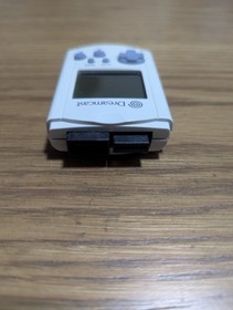 Sega Dreamcast VMU Visual Memory Unit Japan White Official + New Batteries