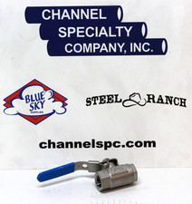 1/2" 2,000 Jamesbury Stainless Steel Threaded Ball Valve
