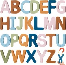 26 Pcs Food Grade Silicone Letter Magnet Sealed Magnet, Cpc Certified Alphabet
