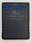 Official Sony PlayStation 2 PS2 8MB MagicGate Memory Card Black SCPH-10020 — photo 1