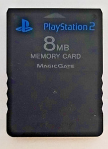 Official Sony PlayStation 2 PS2 8MB MagicGate Memory Card Black SCPH-10020