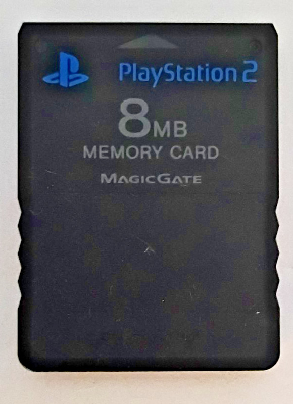 Official Sony PlayStation 2 PS2 8MB MagicGate Memory Card Black SCPH-10020