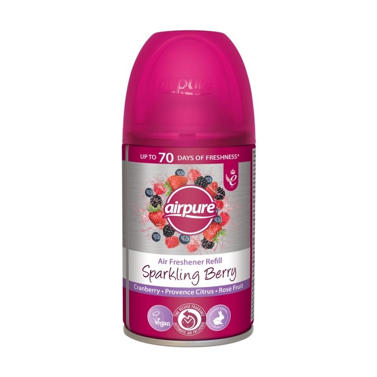 AirPure Air Freshener Refill Spray Fragrance Odours Home 250ml - Sparkling Berry