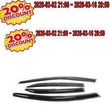 Window Visor For 2018-2023 Toyota Camry Tape-on 3D Wavy JDM 4pcs Mugen Style