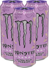 Monster Energy Ultra Wild Passion 3 Pack | 3x16oz | US Import | Free Delivery