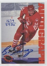 1994-95 Classic Auto 1679/4930 Brian Savage Auto 2jq