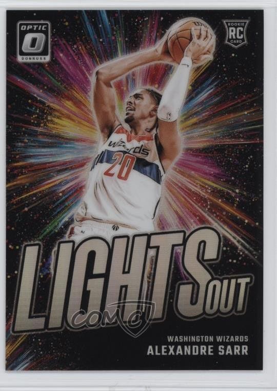 2024-25 Panini Donruss Optic Lights Out Holo Prizm Alexandre Sarr #5 0z9a