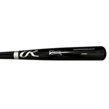 Kevin Parada Signed Black Rawlings Bat Beckett Witness BAS COA New York Mets