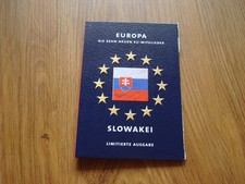 TOP Slowakei Kursmünzensatz im Papierfolder! MDM! EU! Limitierte Ausgabe!