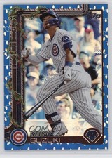 2025 Topps Holiday Collector's Tin Blue Holiday Lights Seiya Suzuki #H89 1jj7