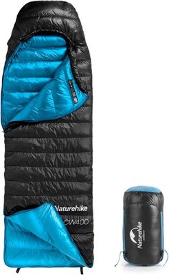 220×85cm CW400 Ultraleichter Daunenschlafsack Erwachsene Mumie Camping UK