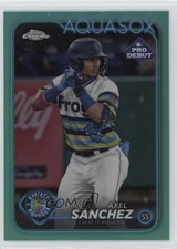 2024 Topps Pro Debut Chrome Aqua Refractor /75 Axel Sanchez #PDC-178 lz7