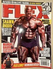 Zeitschrift Flex Bodybuilding September 2013 Shawn Rhoden Muskel Fitness Sport