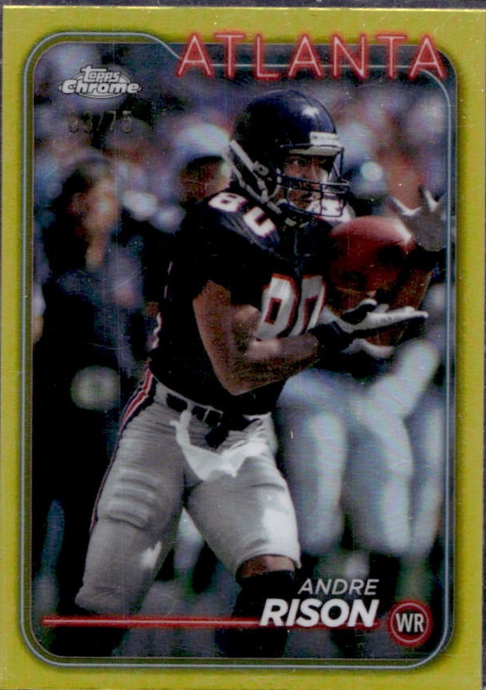 2024 Topps Chrome - Andre Rison #3 Yellow Refractor /75 for sale online ...